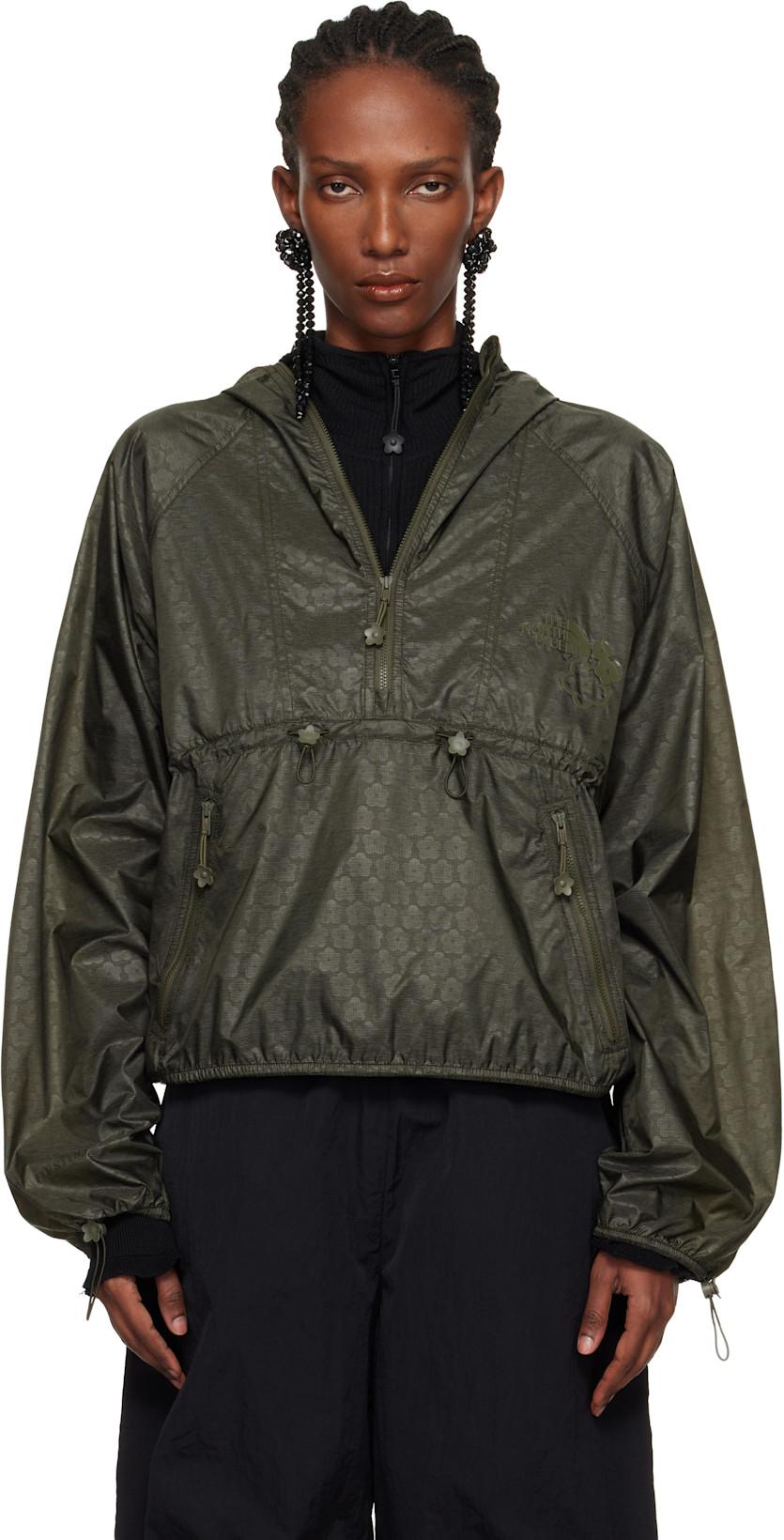 Khaki The North Face Edition Marlowe Pullover Wind Jacket by CECILIE BAHNSEN