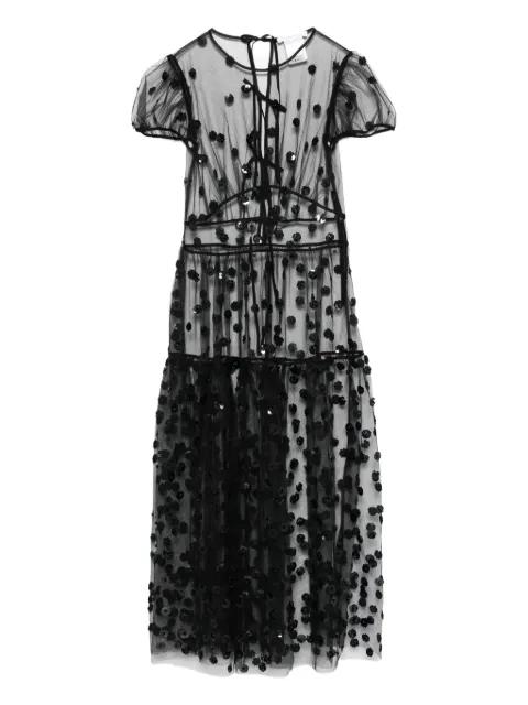 Nanna sequin blossom dress by CECILIE BAHNSEN