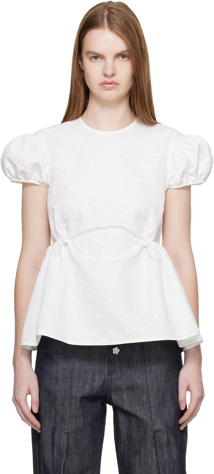 Off-White CBchiara Blouse by CECILIE BAHNSEN