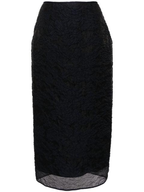 Uka floral-motif midi skirt by CECILIE BAHNSEN