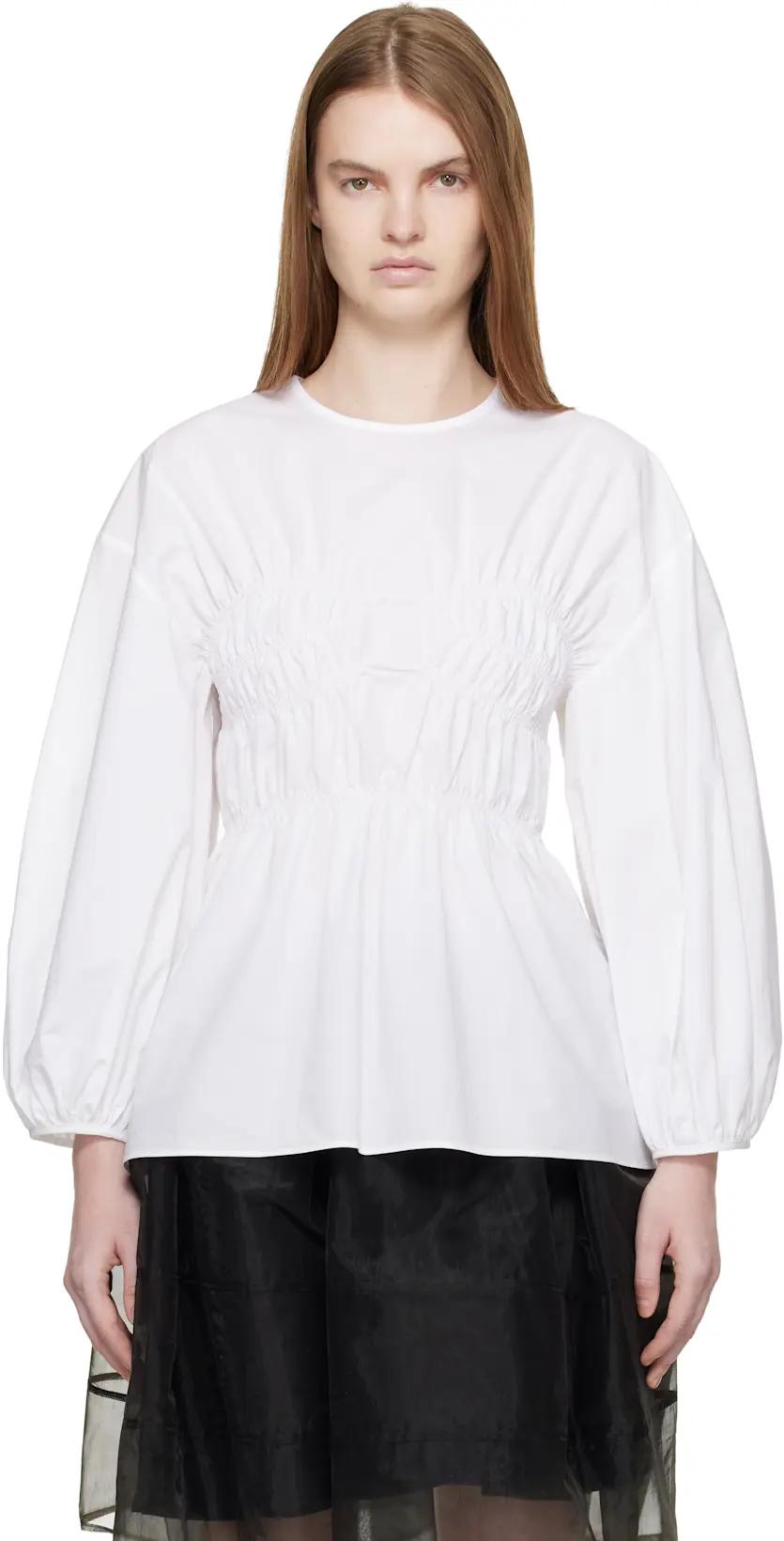 White CBcamryn Blouse by CECILIE BAHNSEN