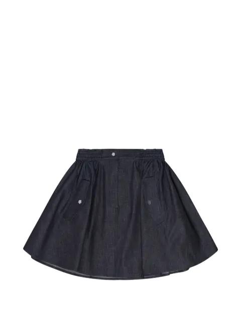 flower-button flared skirt by CECILIE BAHNSEN