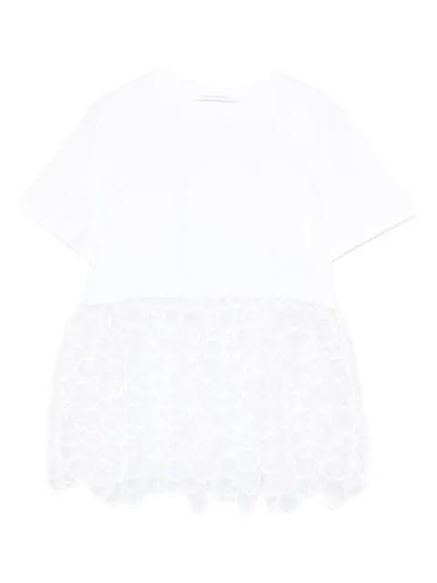 lace-detail T-shirt by CECILIE BAHNSEN