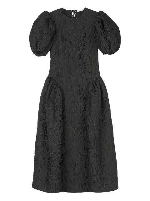 matelassé puff-sleeve bali dress by CECILIE BAHNSEN