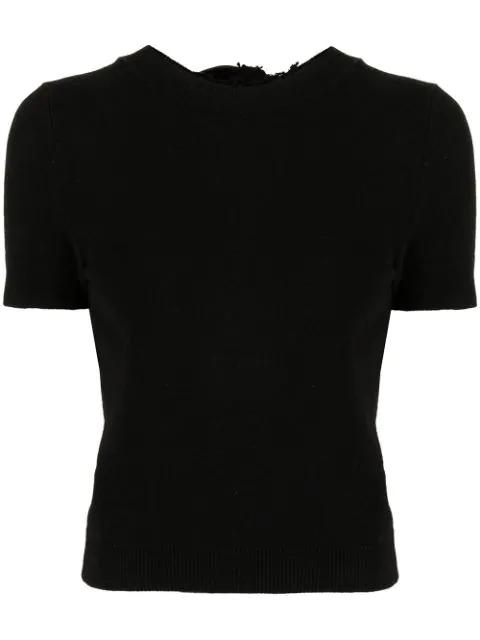 ruffle-trim T-shirt by CECILIE BAHNSEN