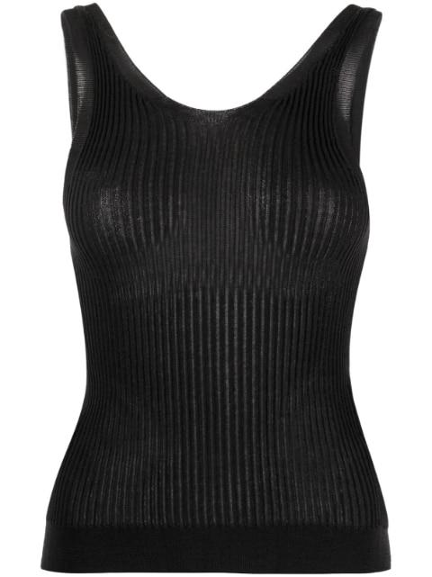 tie-fastening sleeveless dress by CECILIE BAHNSEN