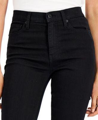 Juniors' Basic High Rise Black Flare Jeans by CELEBRITY PINK