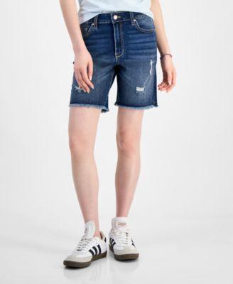 Juniors' High-Rise Bermuda Shorts by CELEBRITY PINK