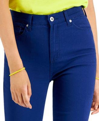 Juniors' High Rise Colored Ankle Jeans by CELEBRITY PINK