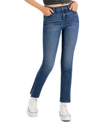 Juniors' Side Slit Relaxed Skinny Jeans by CELEBRITY PINK
