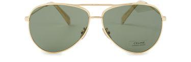 02 sunglasses in metal with mineral lenses by CELINE
