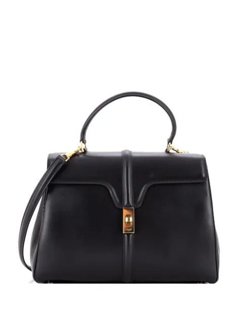 16 Top Handle Bag Smooth Calfskin Medium satchel by CELINE 