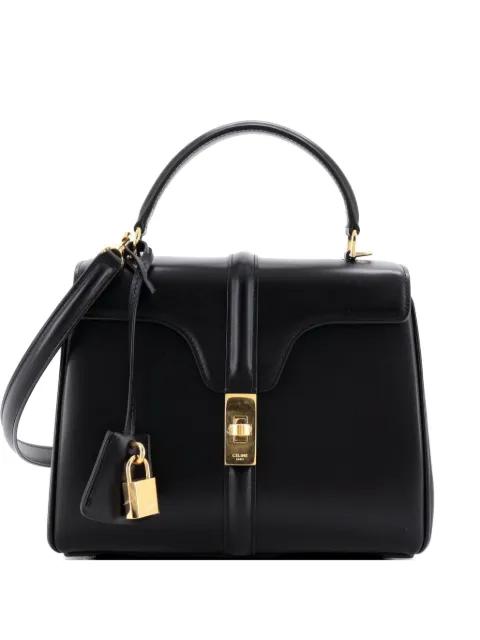 16 Top Handle Bag Smooth Calfskin Small satchel by CELINE 
