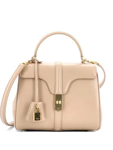 16 Top Handle Bag Smooth Calfskin Small satchel by CELINE 