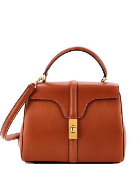 16 Top Handle Bag Smooth Calfskin Small satchel by CELINE 