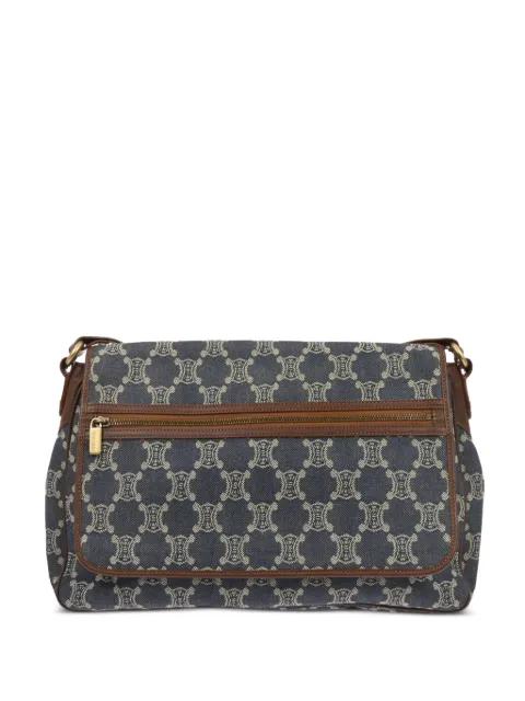 1990-2000s Macadam denim shoulder bag by CELINE 