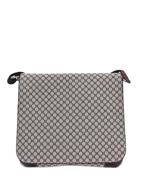 1990-2000s macadam-pattern messenger bag by CELINE 