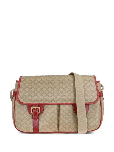 1990-2000s macadam-patterned cross body bag by CELINE 