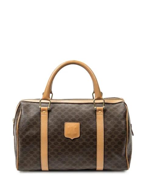 1990s Macadam-print top-handle bag by CELINE 