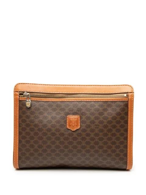 1992 Macadam Coated Canvas clutch bag by CELINE 
