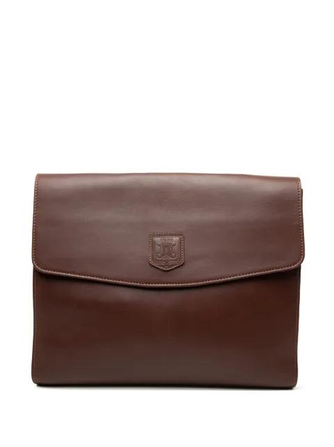 1994 Leather clutch bag by CELINE 