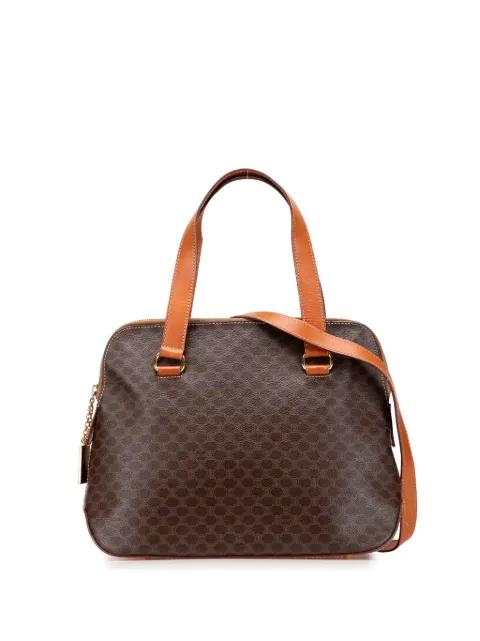 1994 Macadam Coated Canvas satchel by CELINE 