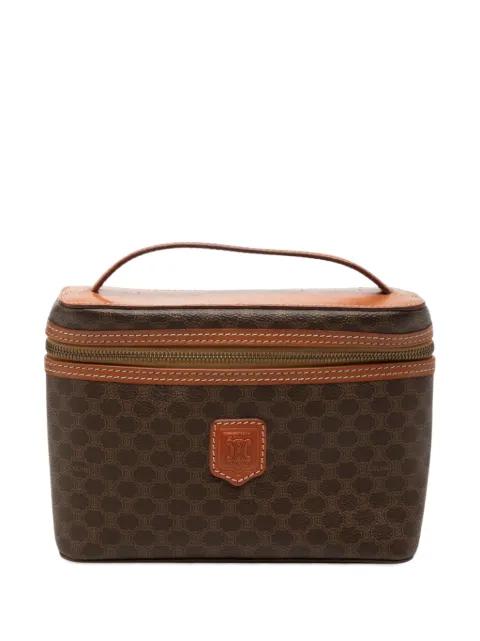 1995 Macadam Coated Canvas Vanity Bag satchel by CELINE 