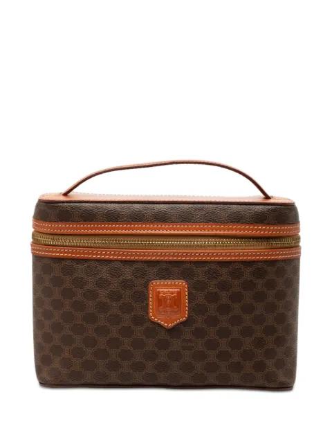 1996 Macadam Coated Canvas vanity bag by CELINE 