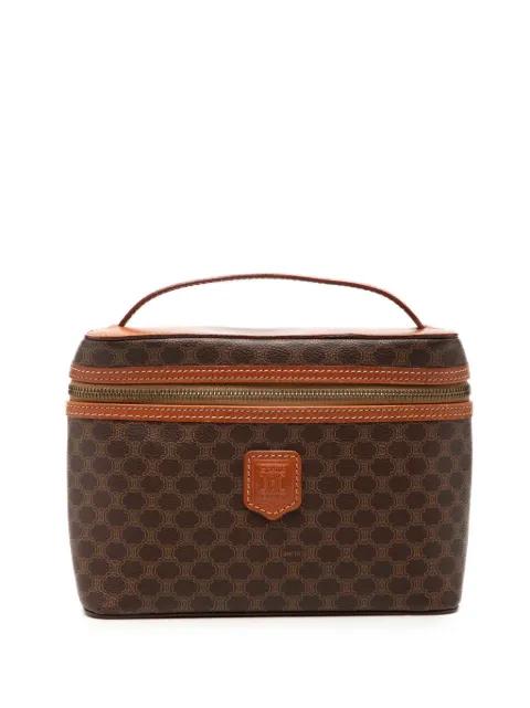 1996 Macadam Coated Canvas vanity bag by CELINE 