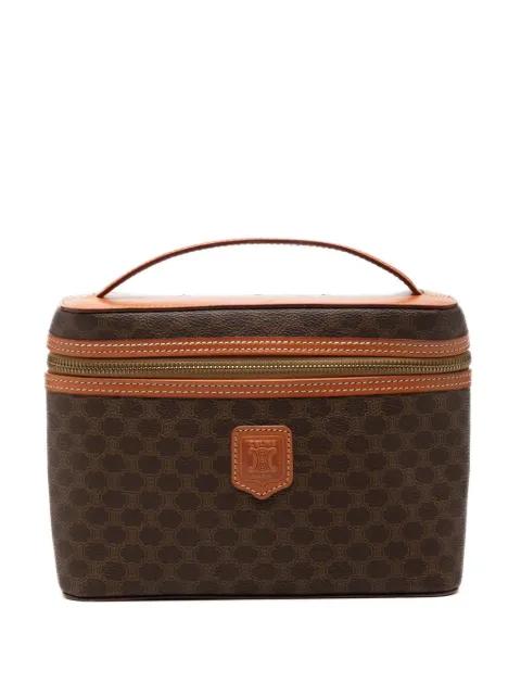 1996 Macadam Coated Canvas vanity bag by CELINE 