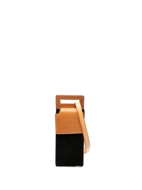 2000-2010 C Macadam Suede Pochette crossbody bag by CELINE 