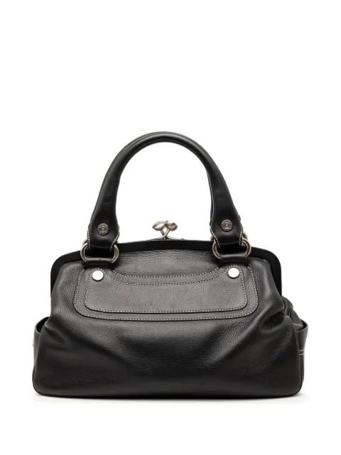 2000-2020 Leather Boogie Clasp handbag by CELINE 