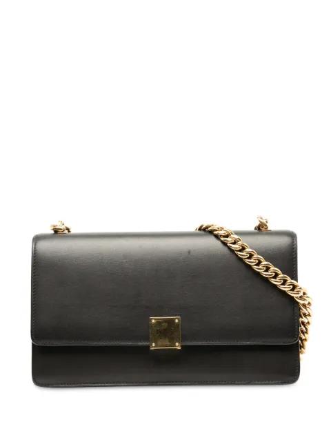 2000-2025 Small Leather Case Chain Flap crossbody bag by CELINE 
