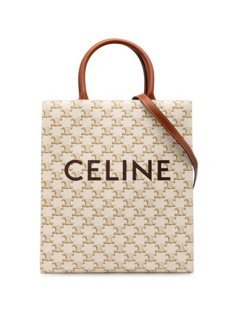 2000-2025 Small Triomphe Coated Canvas Vertical Cabas satchel by CELINE 