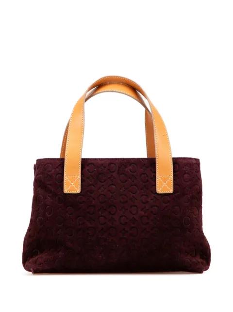 2000 C Macadam Suede handbag by CELINE 