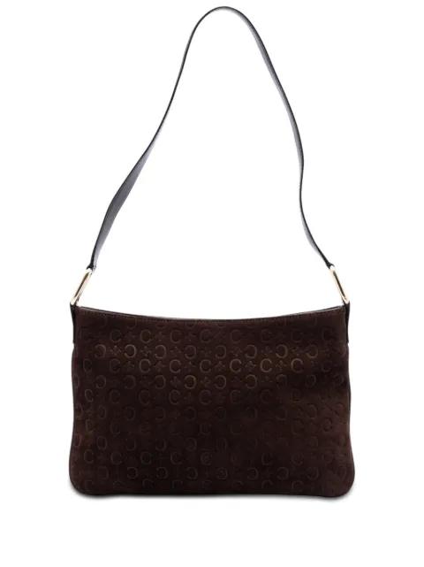 2000 C Macadam Suede shoulder bag by CELINE 