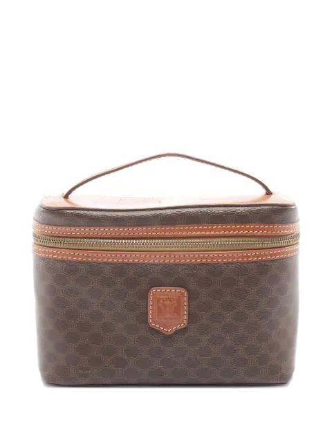 2000s Macadam top-handle vanity tote bag by CELINE 