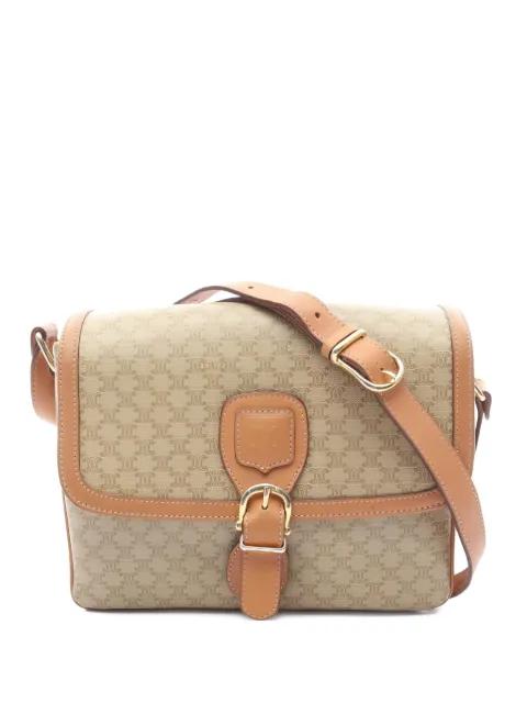 2000s macadam-pattern shoulder bag by CELINE 2000s macadam-pattern shoulder bag by CELINE