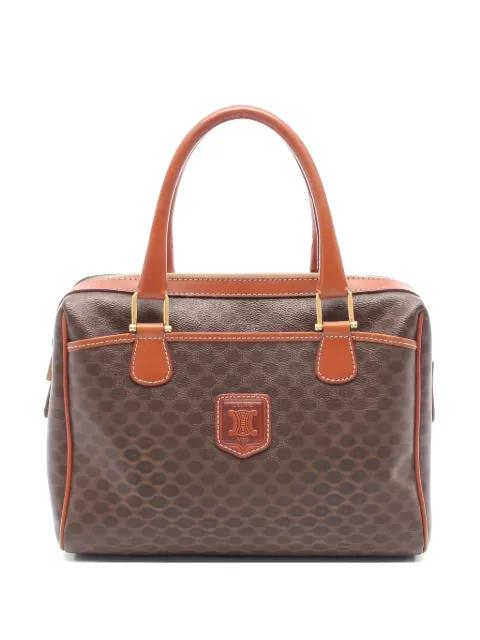 2000s mini Macadam leather-handle tote bag by CELINE 