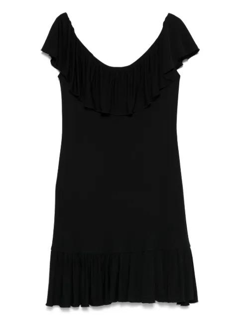 2000s ruffle-detailing dress by CELINE 
