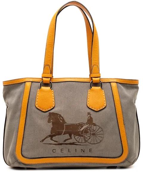 2007 Canvas Carriage tote bag by CELINE 
