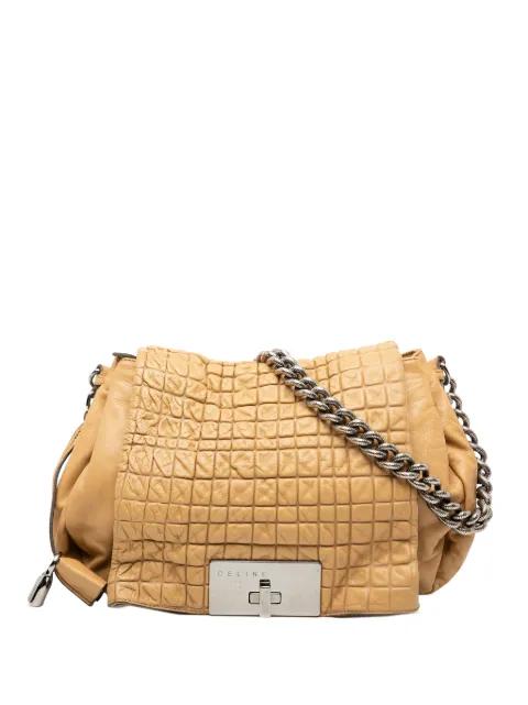 2008 Lambskin Watch Me Gauffre Flap shoulder bag by CELINE 2008 Lambskin Watch Me Gauffre Flap shoulder bag by CELINE