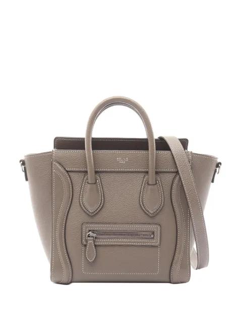 2010-2025 Nano Leather Luggage Tote handbag by CELINE 