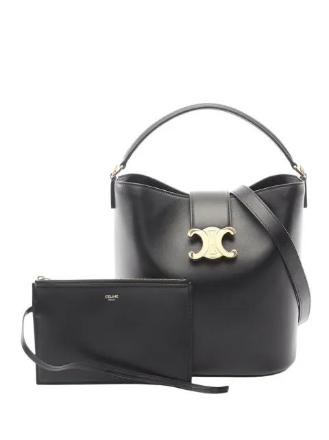 2010-2026 Calkfskin Medium Louise Bucket Bag satchel by CELINE 