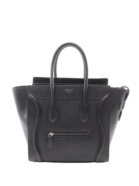 2010-2026 Micro Smooth Calfskin Double Stitching Luggage Tote handbag by CELINE 