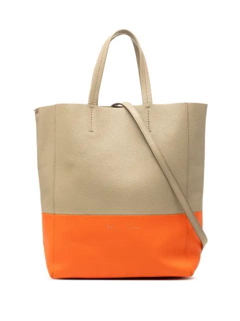 2010-2026 Small Bicolor Leather Vertical Cabas satchel by CELINE 