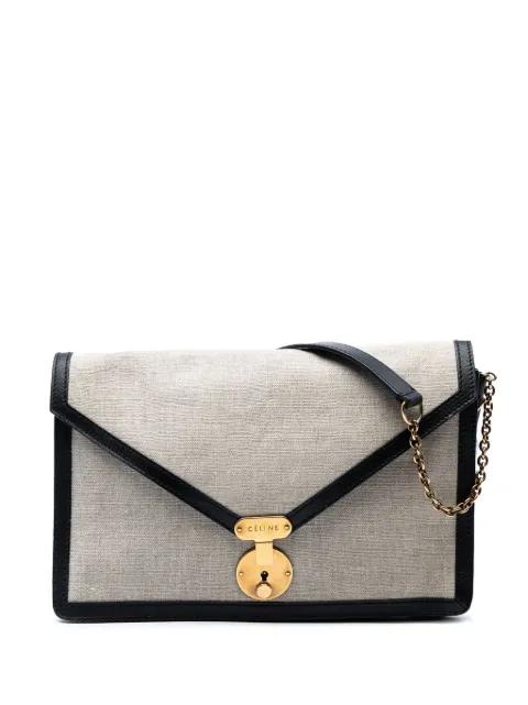 2010 Canvas and Calfskin crossbody bag by CELINE 