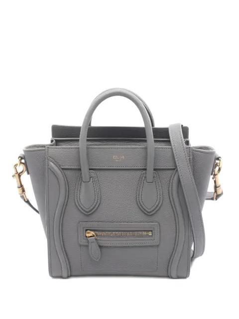 2010s luggage nano leather shopper handbag by CELINE 