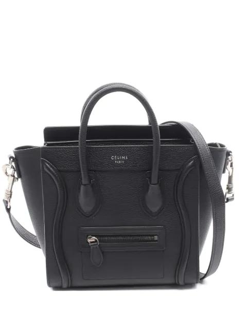 2010s nano Luggage leather tote bag by CELINE 