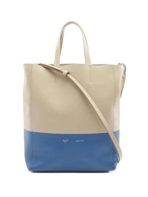 2010s small Hippopotamus two-tone tote bag by CELINE 
